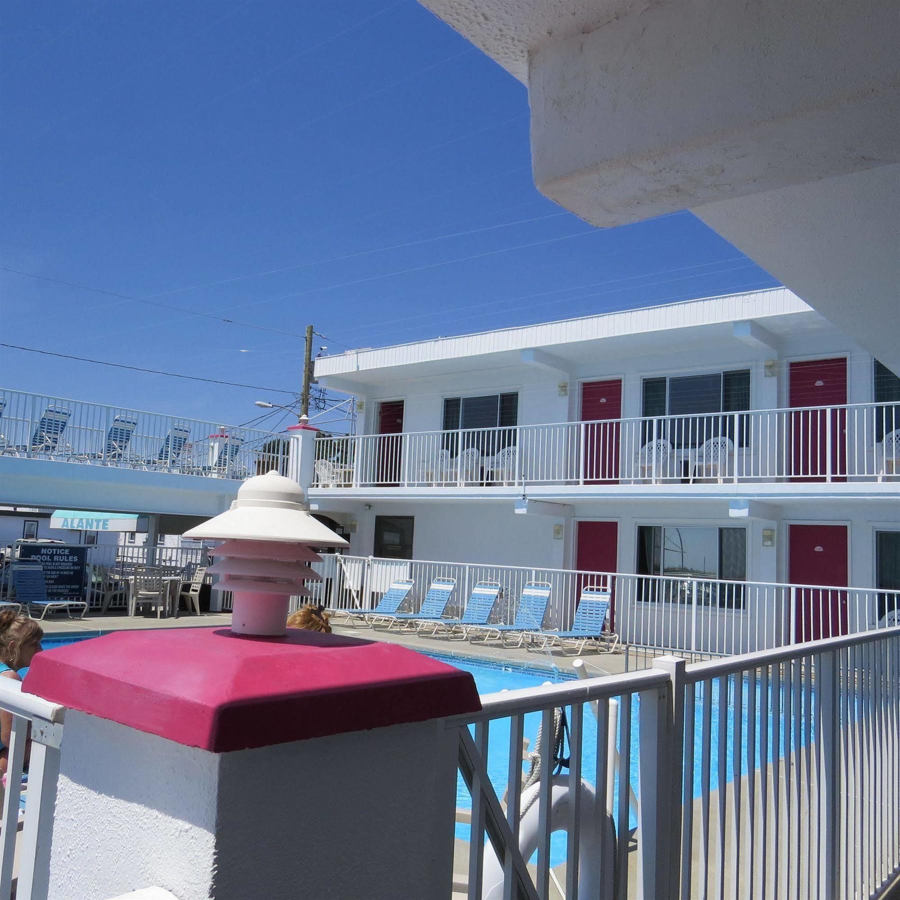Alante Oceanfront Motor Hotel North Wildwood Eksteriør billede
